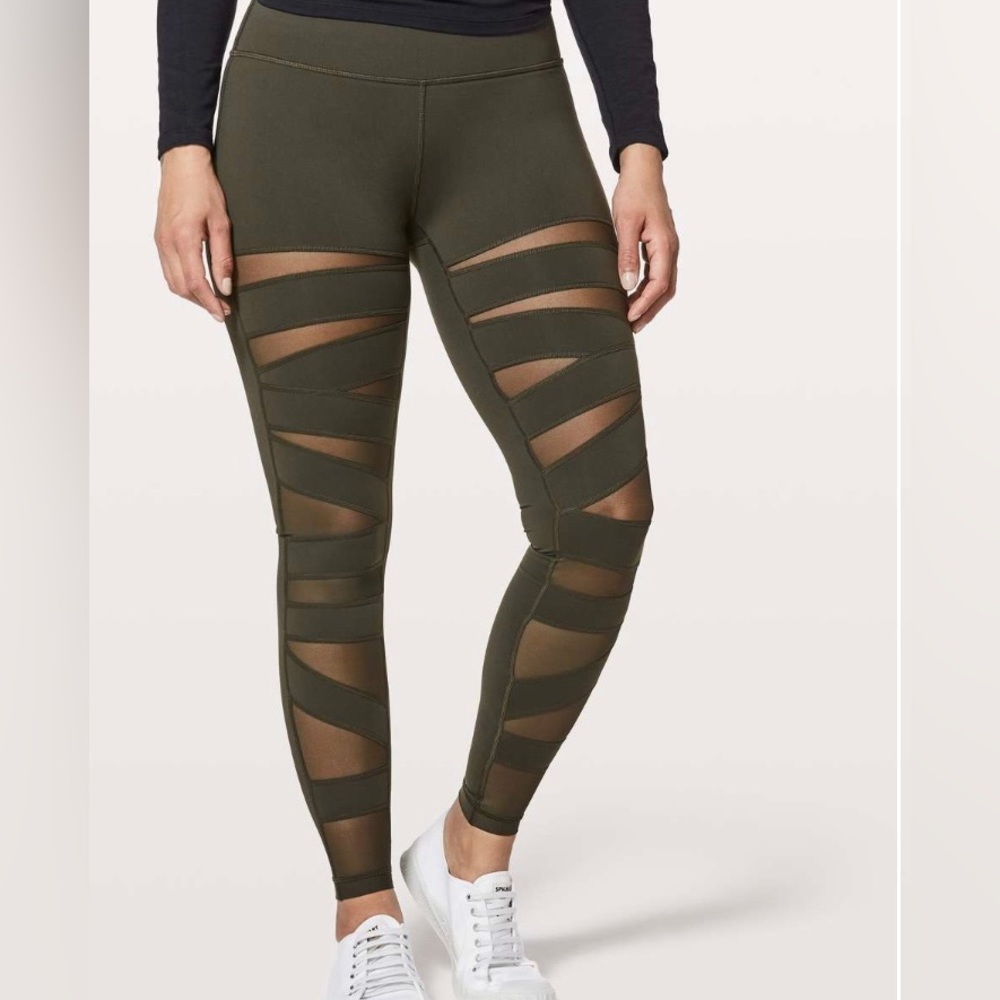 Lululemon Wunder Under Pant (Hi-Rise) *Tech Mesh 28"
